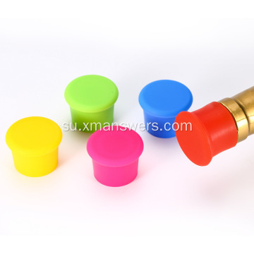 novelty kado natal silicone karét botol anggur stopper